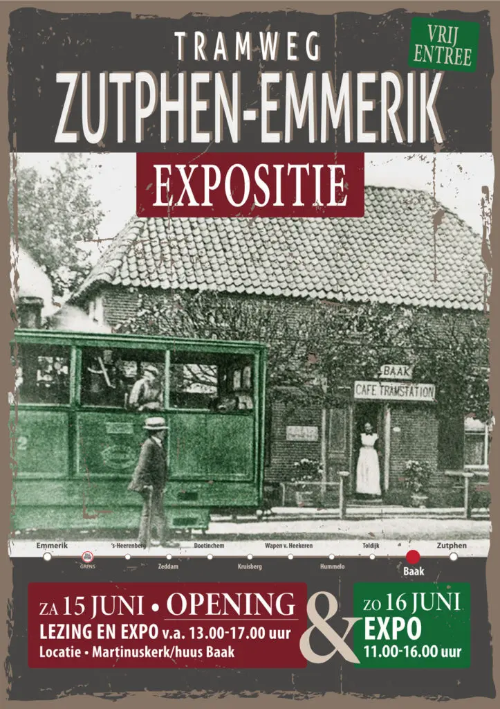 Herinnering aan de tram Zutphen-Emmerik