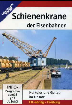 Schienenkrane der Eisenbahnen