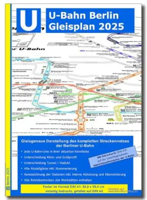 U-Bahn Berlin - Gleisplan 2025