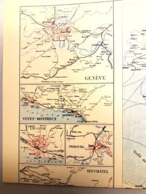 Übersichtskarte zum  amtlichen Kursbuch 1926 (Reprint)