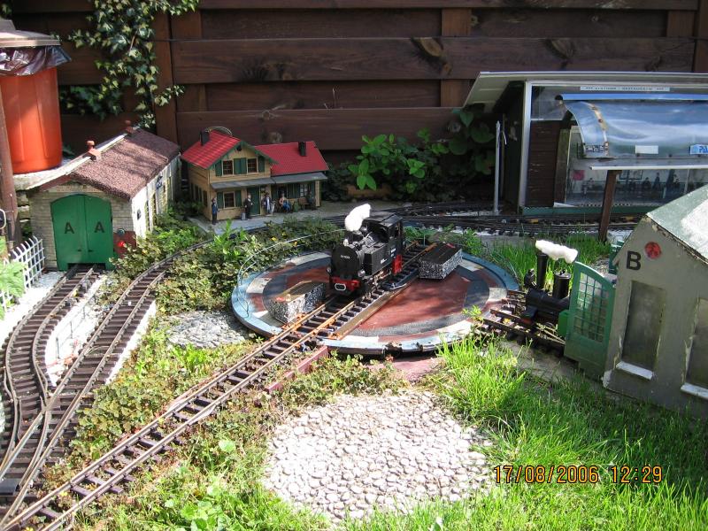 De tuinbaan, draaischijf