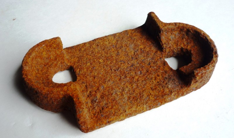 Onderlegplaat voor mijnspoor