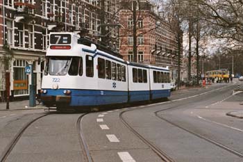 Afscheidsrit trams serie 601 – 724 in Amsterdam