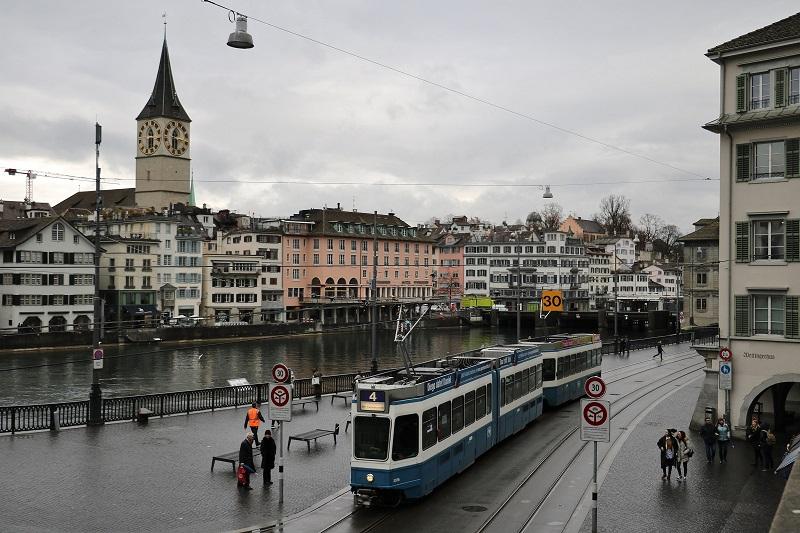 Winterreis aan de grens van Duitsland