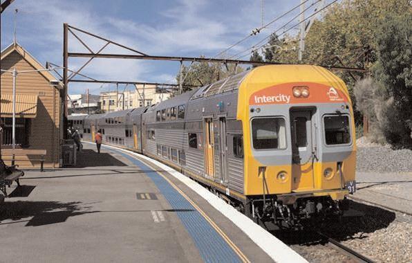 Australië de grote steden per trein