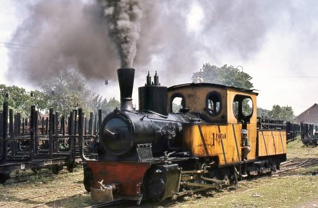 De spoorwegen in Indonesië in 1980