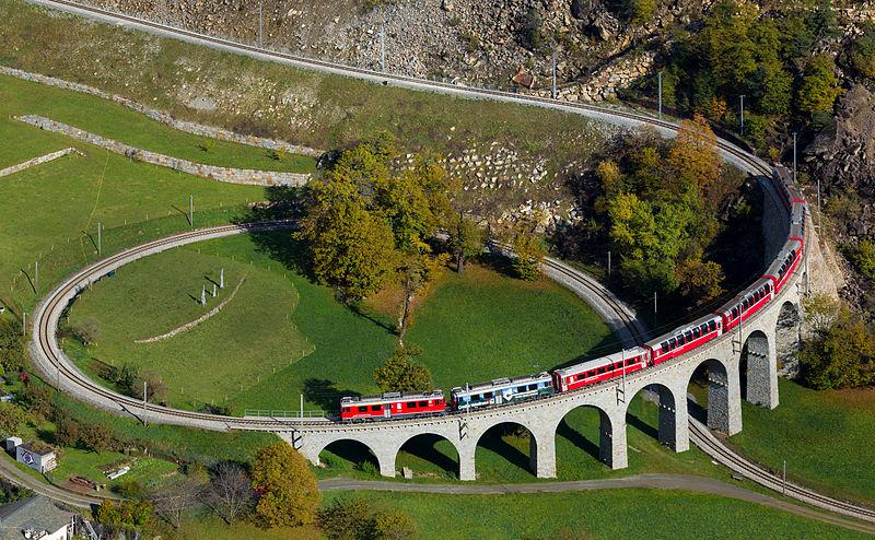 Spoorwandelreis 3: Graub&uuml;nden en de Gotthard