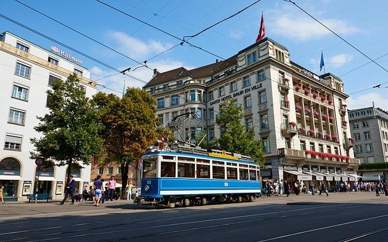 Winterreis aan de grens van Duitsland