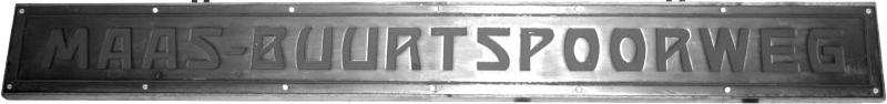 05 Naambord, zoals dat op de rijtuigen gemonteerd was. (foto Liebrand)