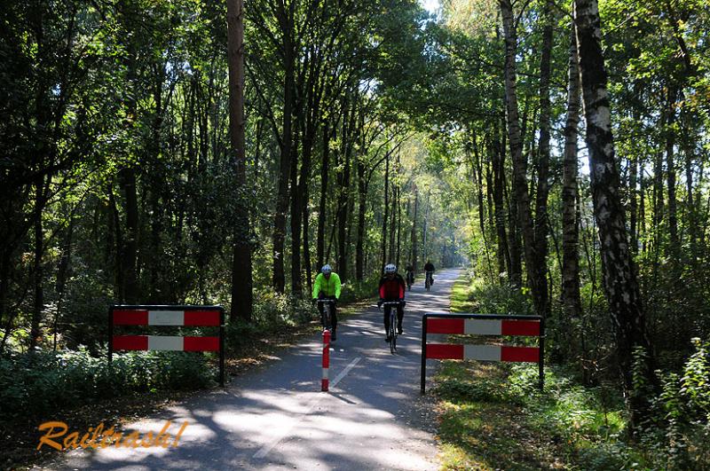 fietspad op oude spoorbedding