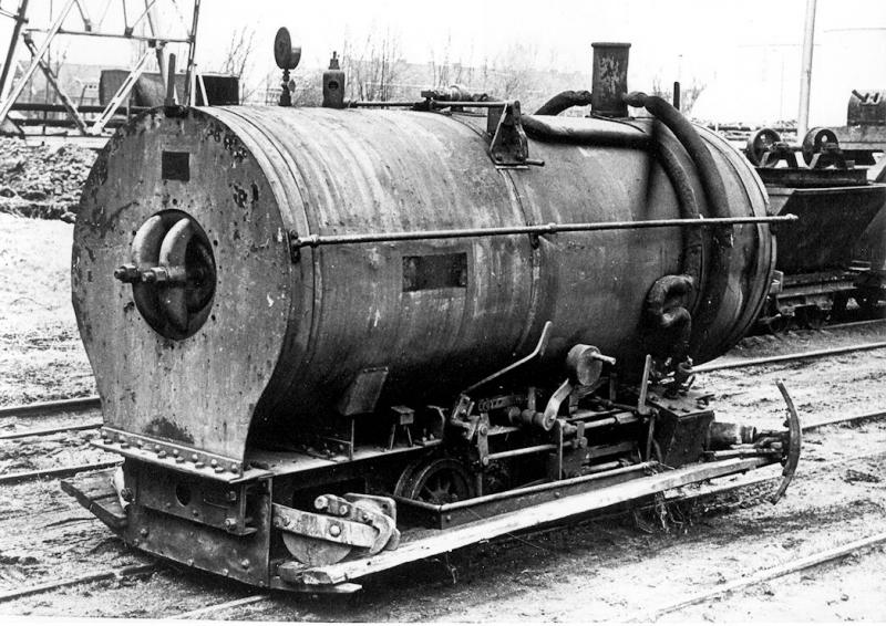 Vuurloze locomotief van de Gistfabriek in Delft