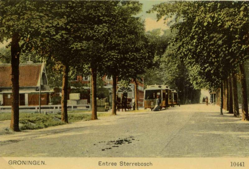 station van de TMZG (Tramweg-Maatschappij Zuidlaren-Groningen)