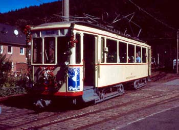 Schwebebahn Wuppertal en trammuseum Kohlfurther Brücke