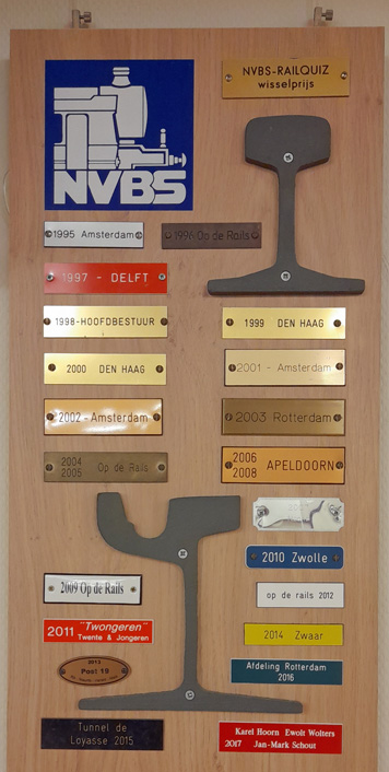 NVBS Railquiz op 25 november 2023