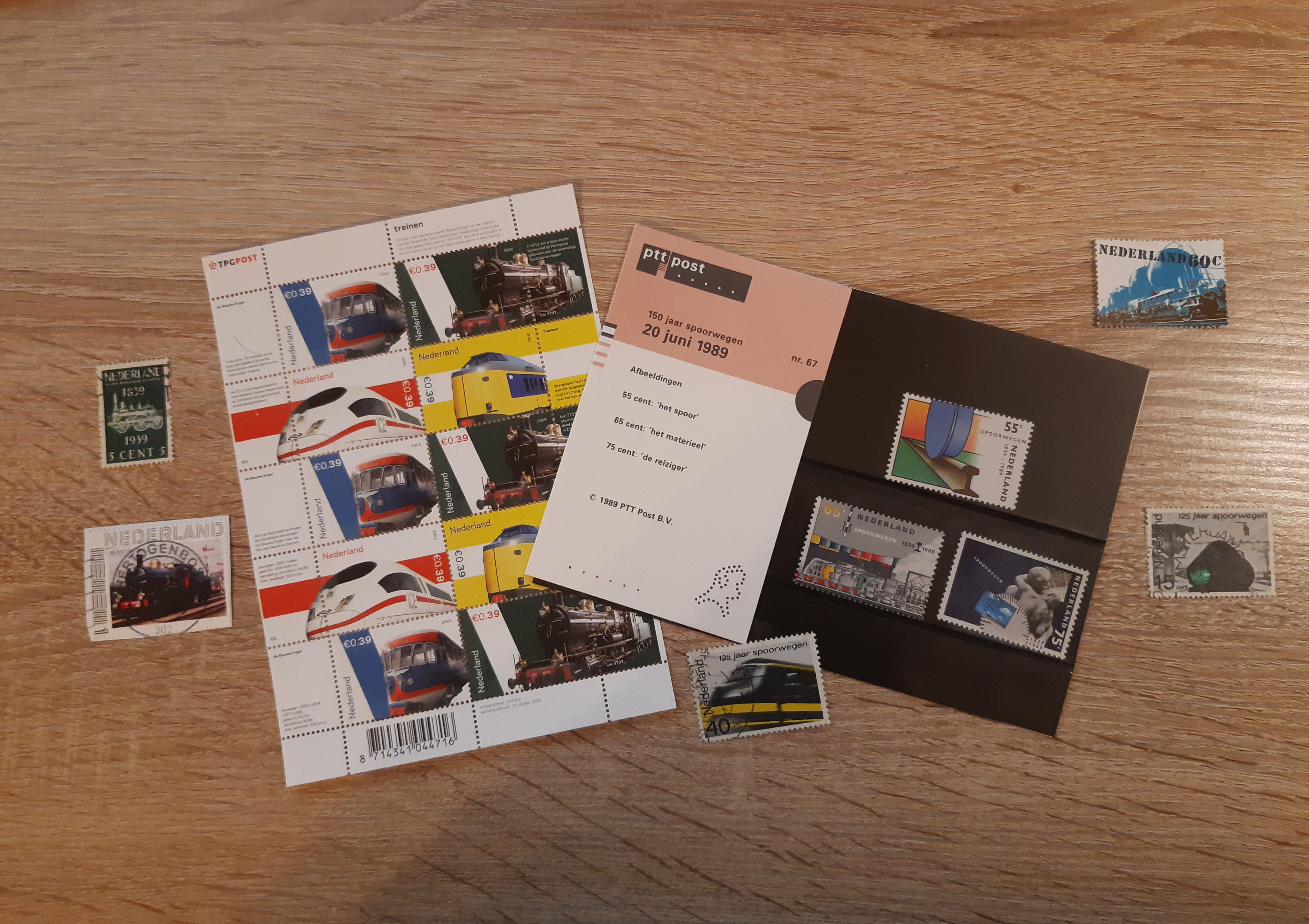 Verhalen achter Nederlandse Postzegels met spoorthema