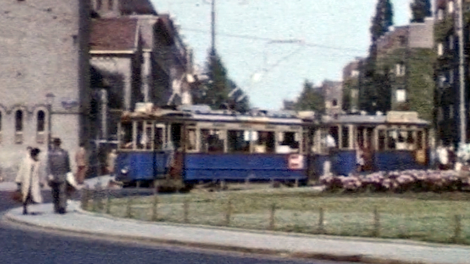 Amsterdamse trams rond 1950 (2 films)