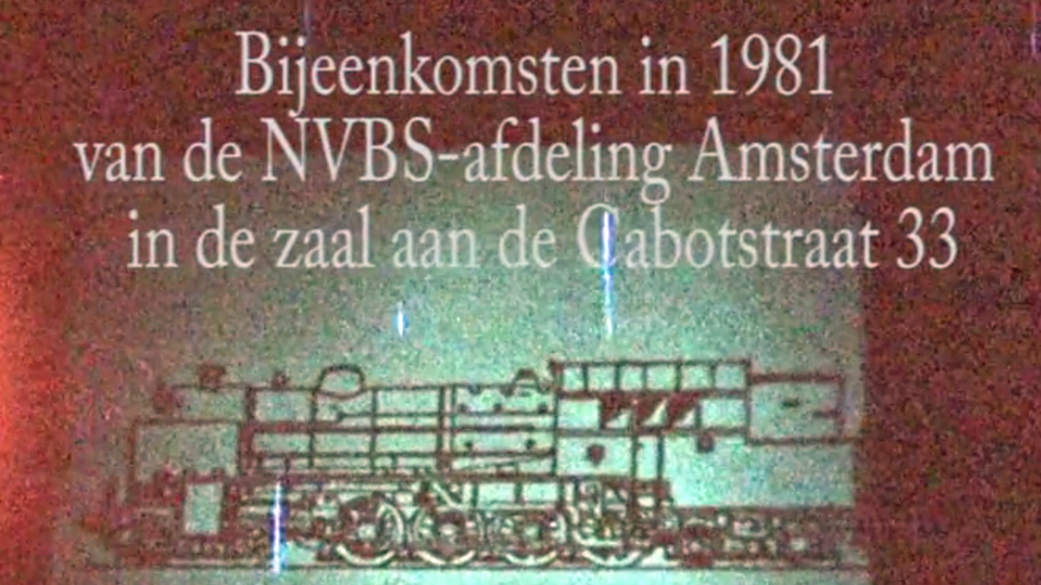 * NVBS-avonden Amsterdam in 1981