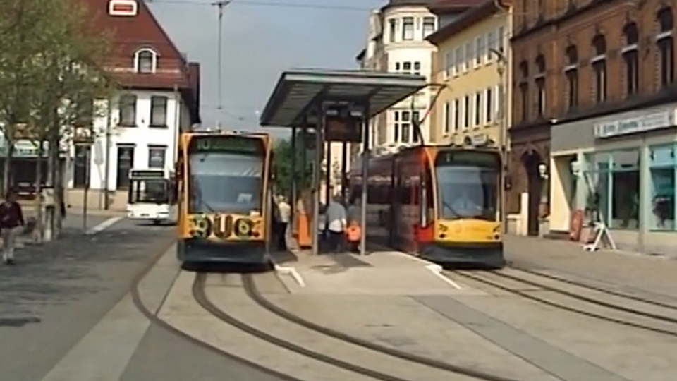 Trams in Nordhausen (2004)