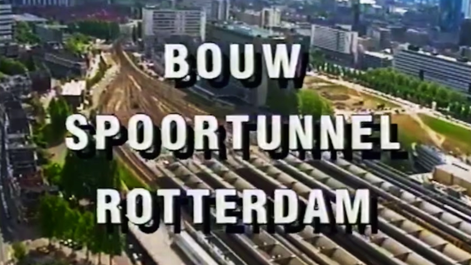 Bouw Willemsspoortunnel Rotterdam (3 films)
