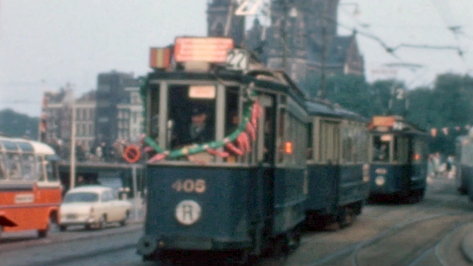 Trams in Amsterdam in de jaren 60