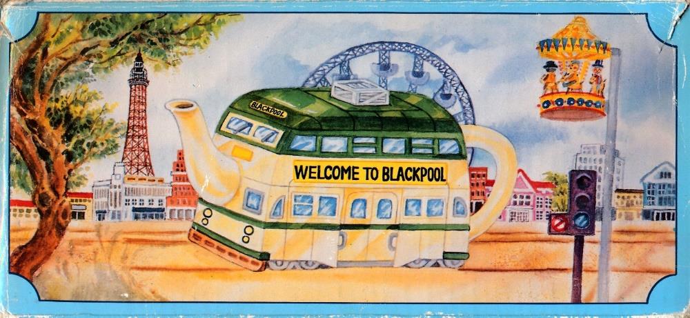 JA JA, het bestaat in het Verenigd Koninkrijk, een heuse theepot uit Blackpool
