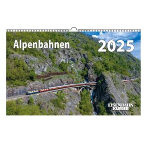 Kalender 2025 - Alpenbahnen