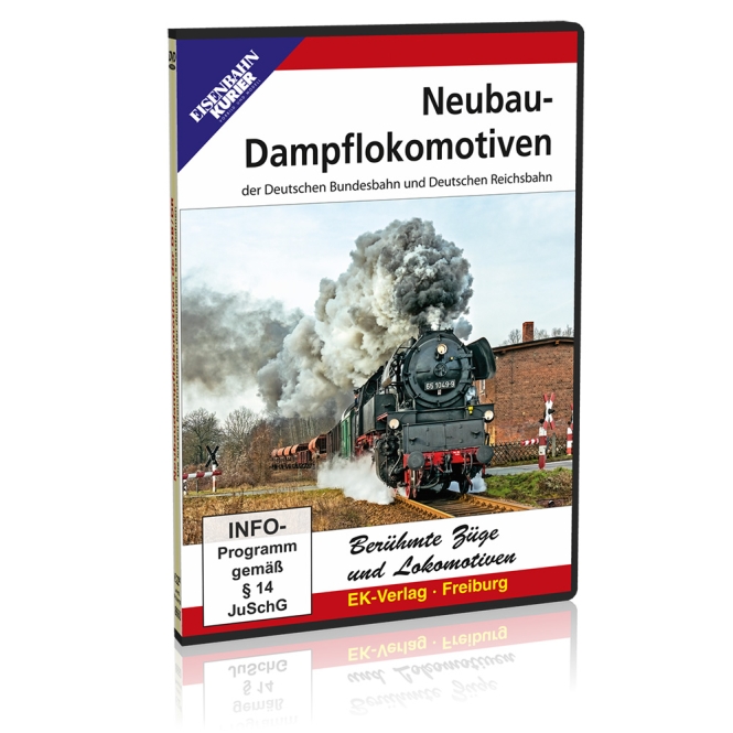 DVD - Neubau-Dampflokomotiven der DB/DR